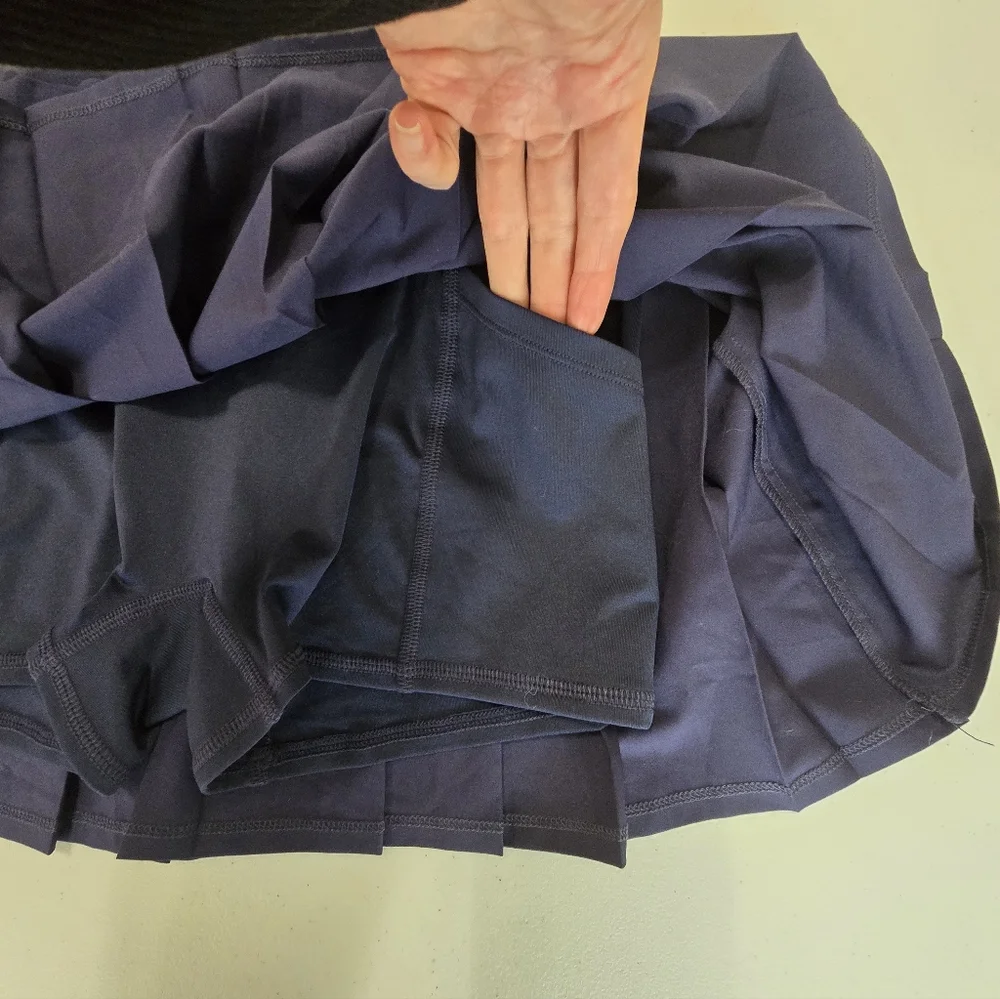 Alo‎ Yoga Varsity Tennis Skirt True Navy Women's Small